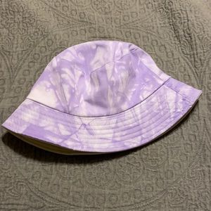 Purple bucket hat
